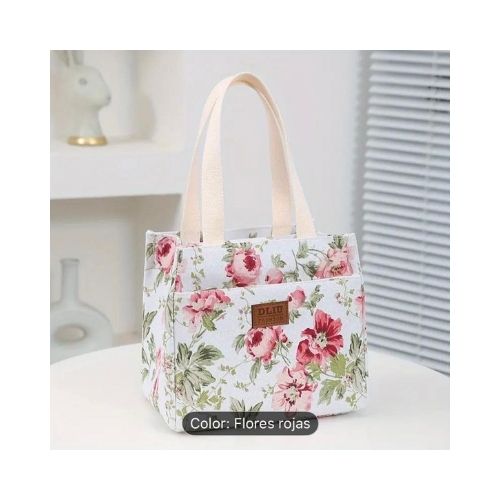Bolsa de mano floreada