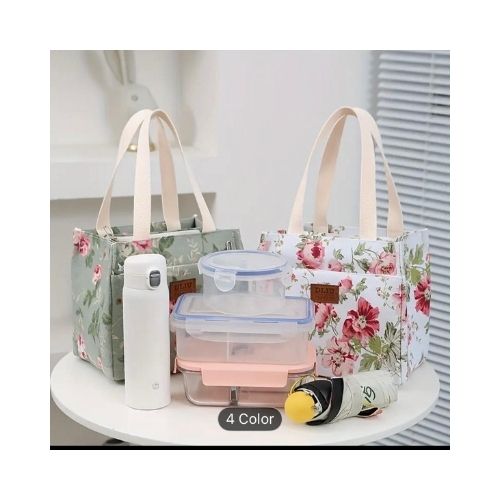 Bolsa de mano floreada