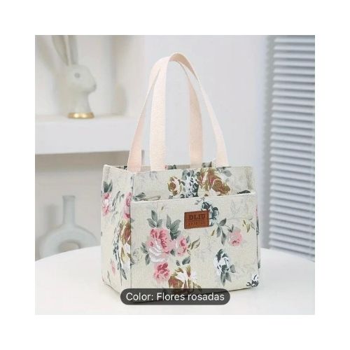 Bolsa de mano floreada