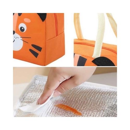 Loncheras para almuerzo Naranja de gatito
