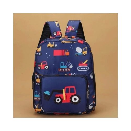 Mochila con estampado de camiones