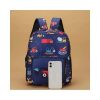 Mochila con estampado de camiones
