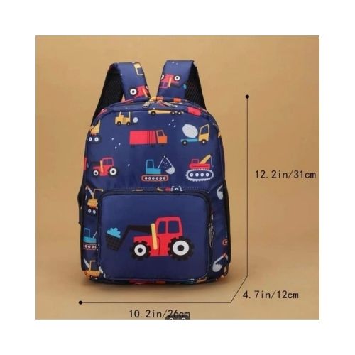 Mochila con estampado de camiones
