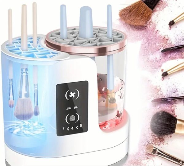 Máquina limpiadora y secado de brochas