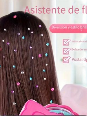 Máquina para el cabello + brillos