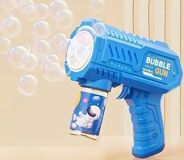 Pistola de burbuja led para niños