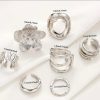 Anillos plateados